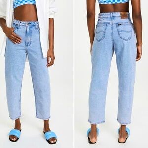 NWT LEE Vintage Modern Lady Balloon Taper Jeans Rosewater 27